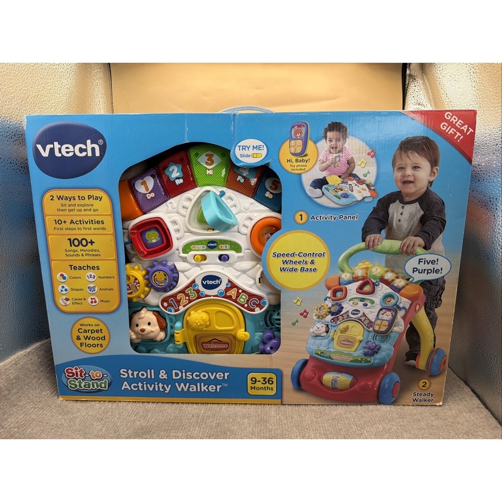 VTech Stroll and Discover Activity Walker Brand New In The Box